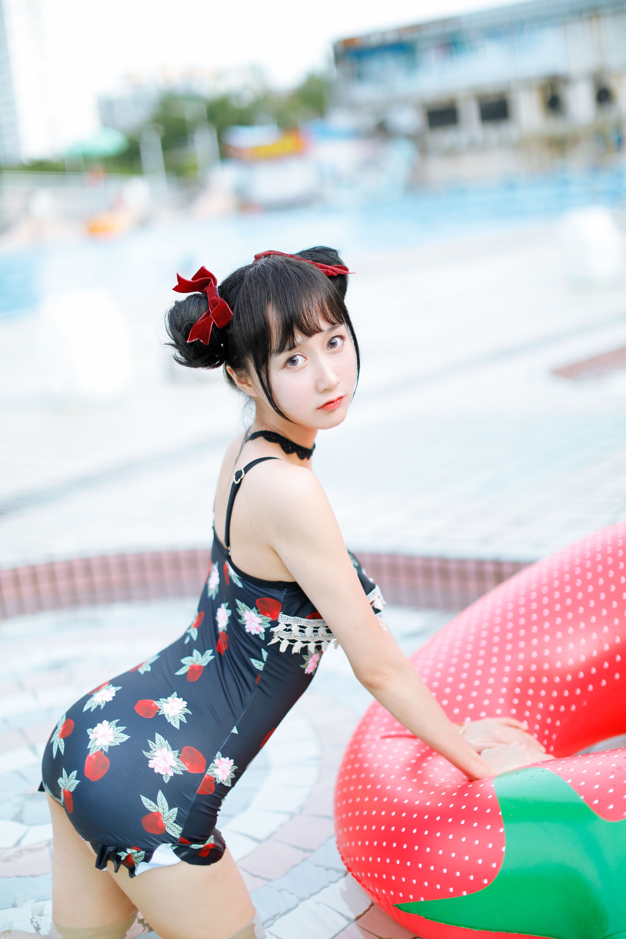 木棉棉 - NO.007 木绵绵OwO 草莓泳衣[40P]-XikXak